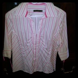 Eyelit hook (button down) blouse